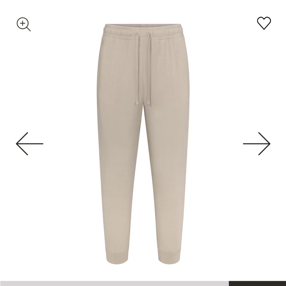 SKIMS Light Gray Jersey Lounge Jogger Pants- Men's - Picture 12 of 14